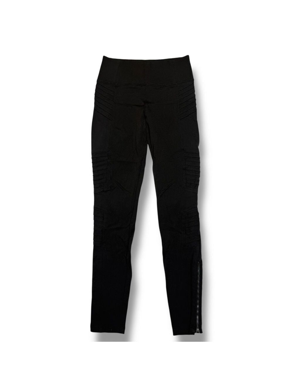 Athleta Women’s Delancey Moto Tight Black Size Small - Picture 2 of 13